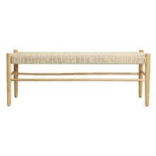 Ember Rubberwood Ottoman Bench